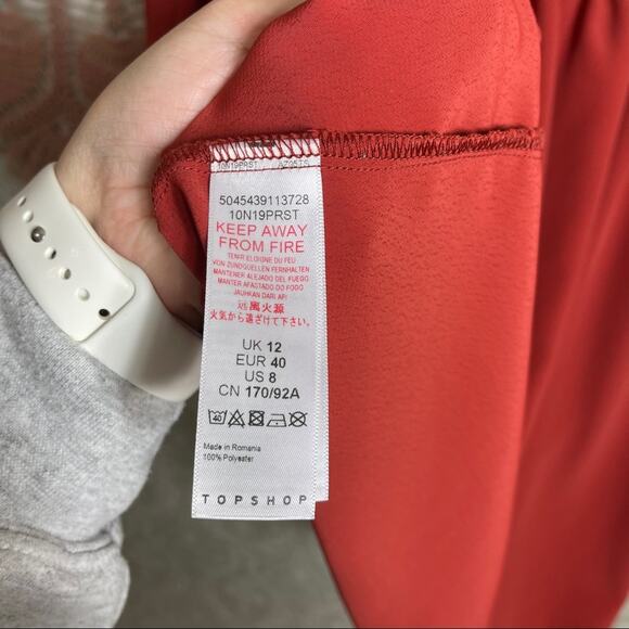 5/$30 TopShop Tiffany Knot Quarter Sleeve Mini Dress - Picture 7 of 7